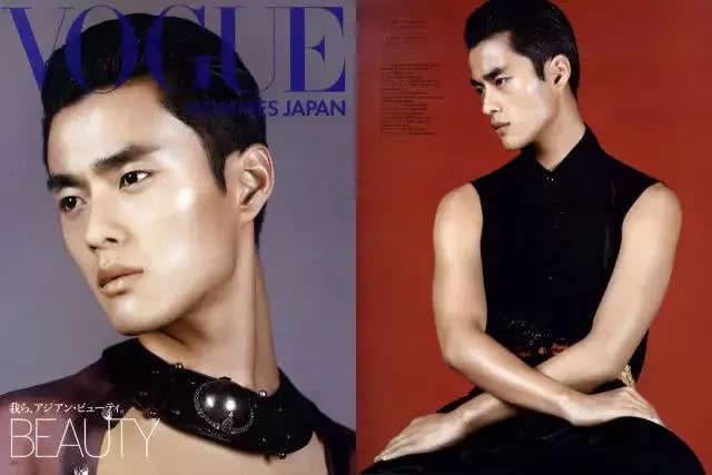 和胡兵一起走秀的中国男模,中国的男模胡兵和刘雯走秀