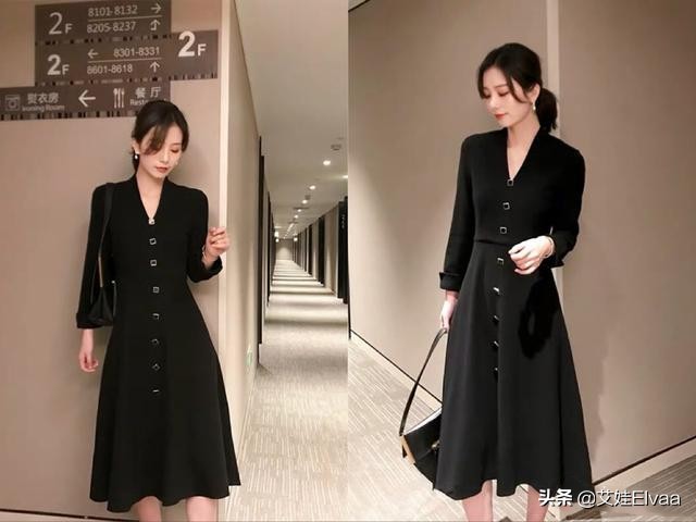 矮个子女生穿连衣衬衫裙,小个子显高裙裤