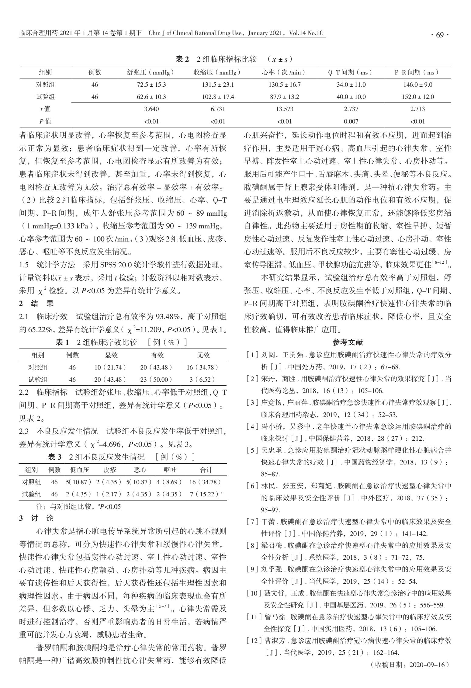 胺碘酮抗心律失常机制及应用,胺碘酮的抗心律失常作用结论