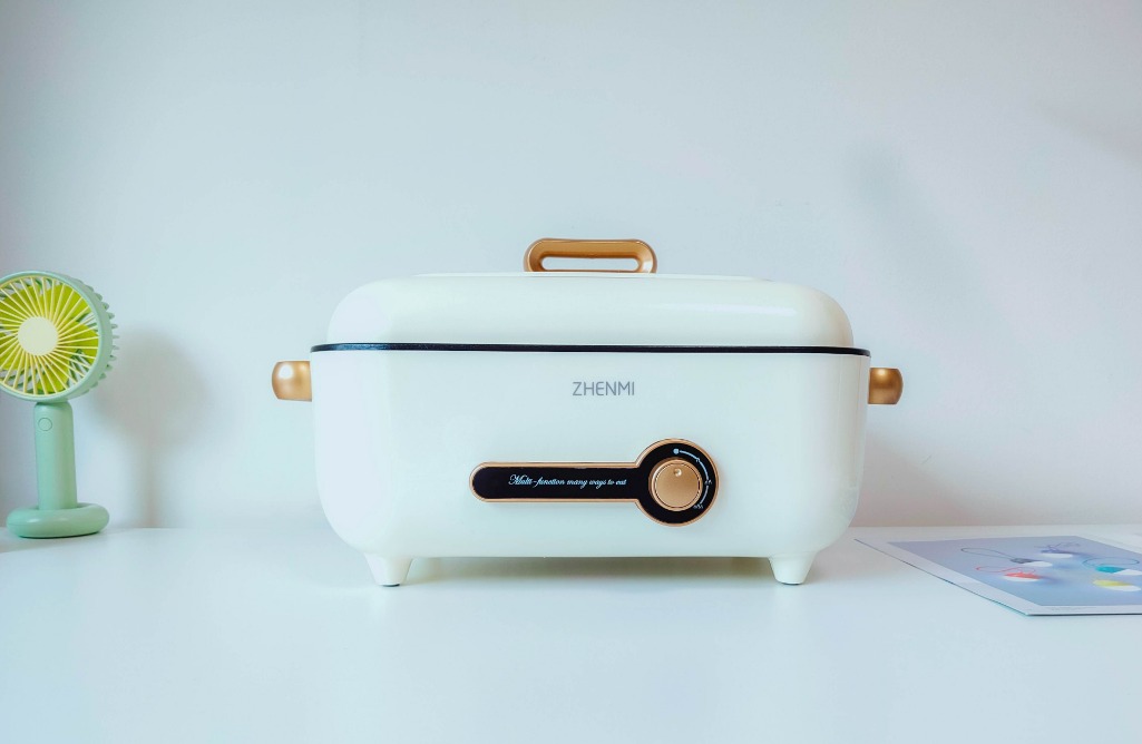 冬日里男欢女爱神器，臻米多功能电火锅评测：可煎可蒸可煮