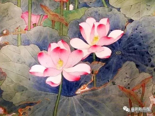 刘伯农花鸟画,刘继农国画欣赏