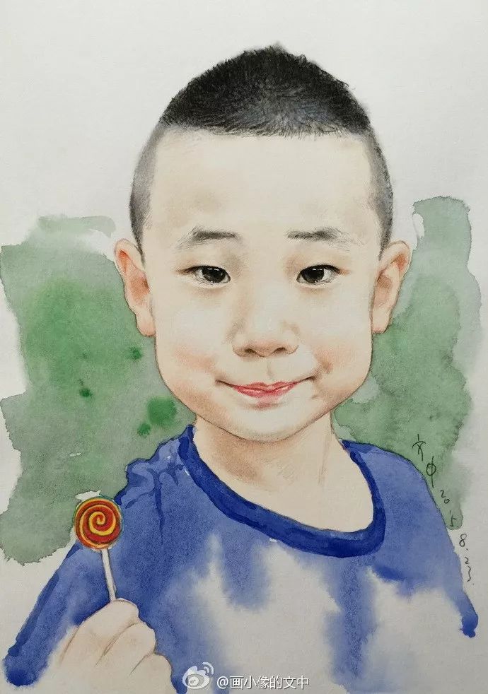 比起打印画,美院毕业的他,笔下这种彩铅水彩画才好看哭了~