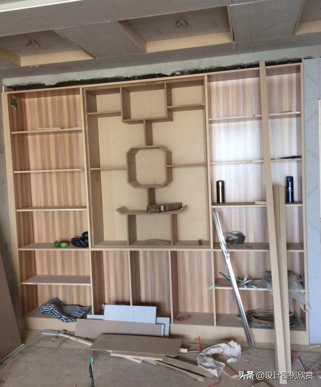 2020年轻奢餐厅酒柜效果图,2021高端大气上档次的厨房酒柜