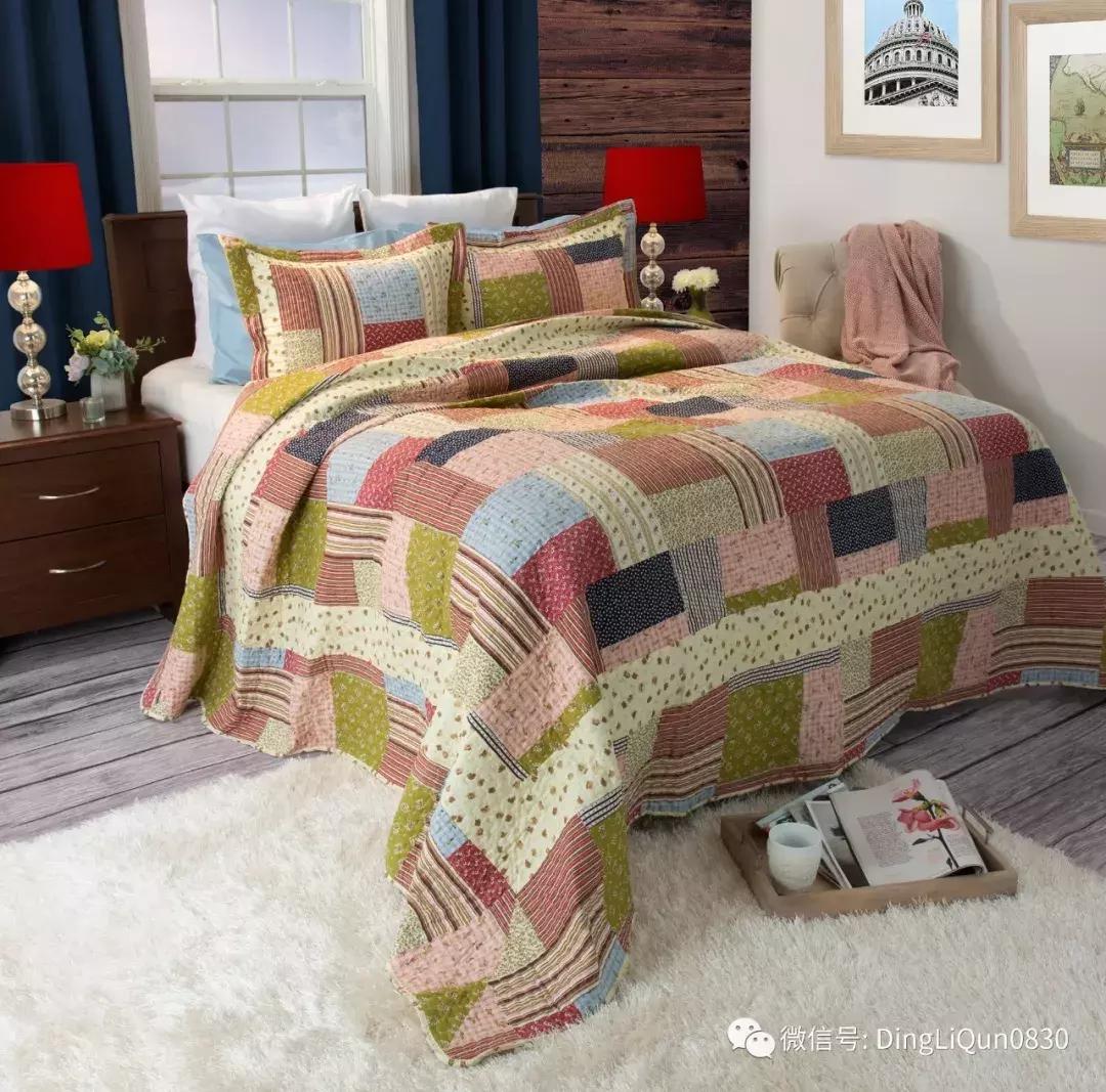 拼布三件套图片大全,拼布作品衣服