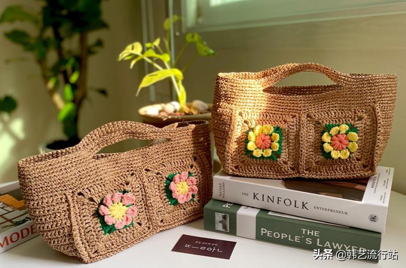 韩国钩针包包图解,韩国钩针教程