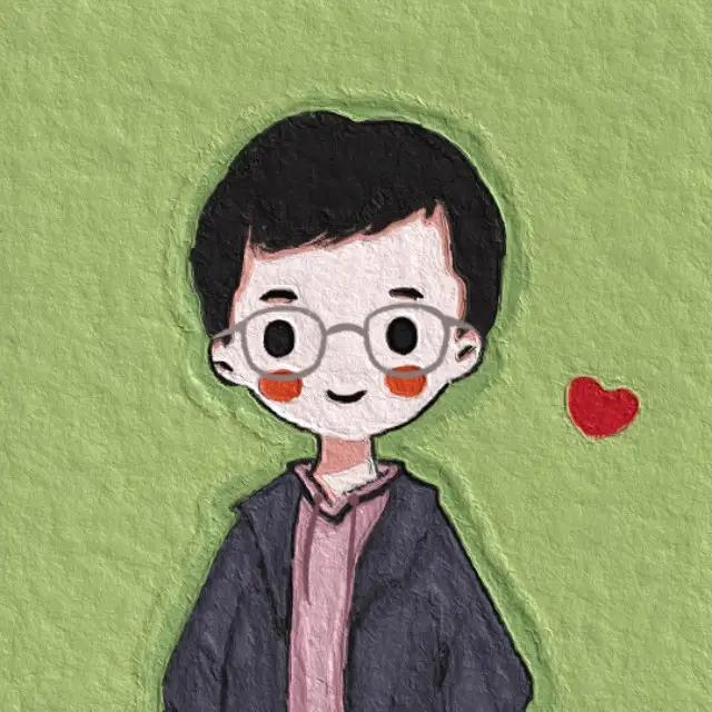 油画卡通头像男,微信头像女卡通呆萌动画