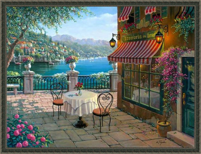 诗情画意风景画,意大利风景油画经典作品欣赏