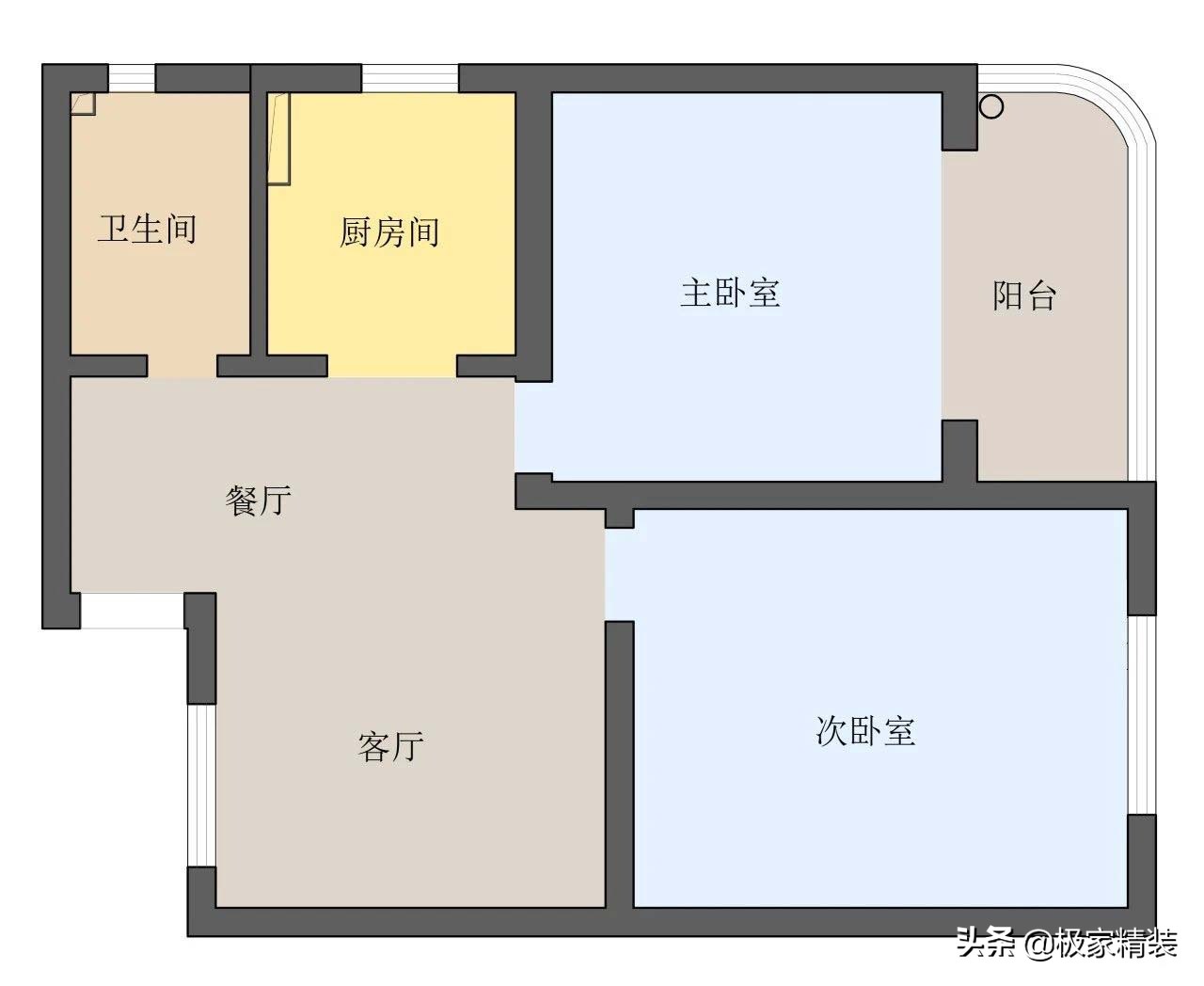 70㎡多彩梦幻屋随心定，开启新婚夫妇的甜蜜生活