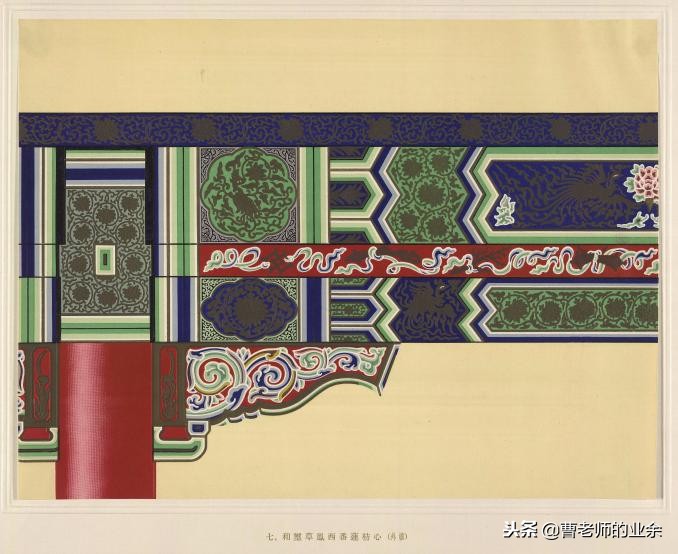 古建筑装饰彩画图片大全,古建彩画图案大全