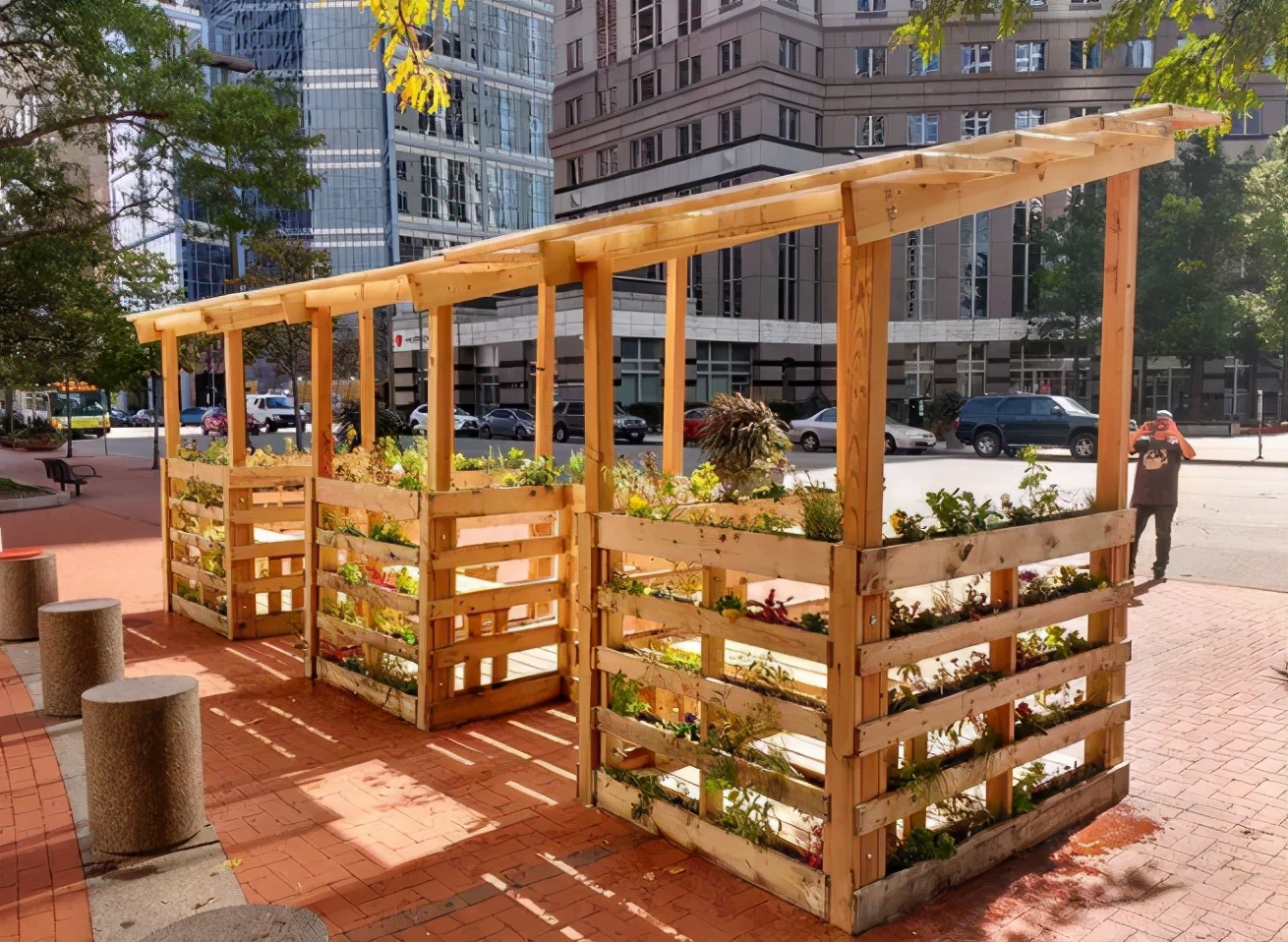 现代公交候车亭设计效果图,公交候车亭设计