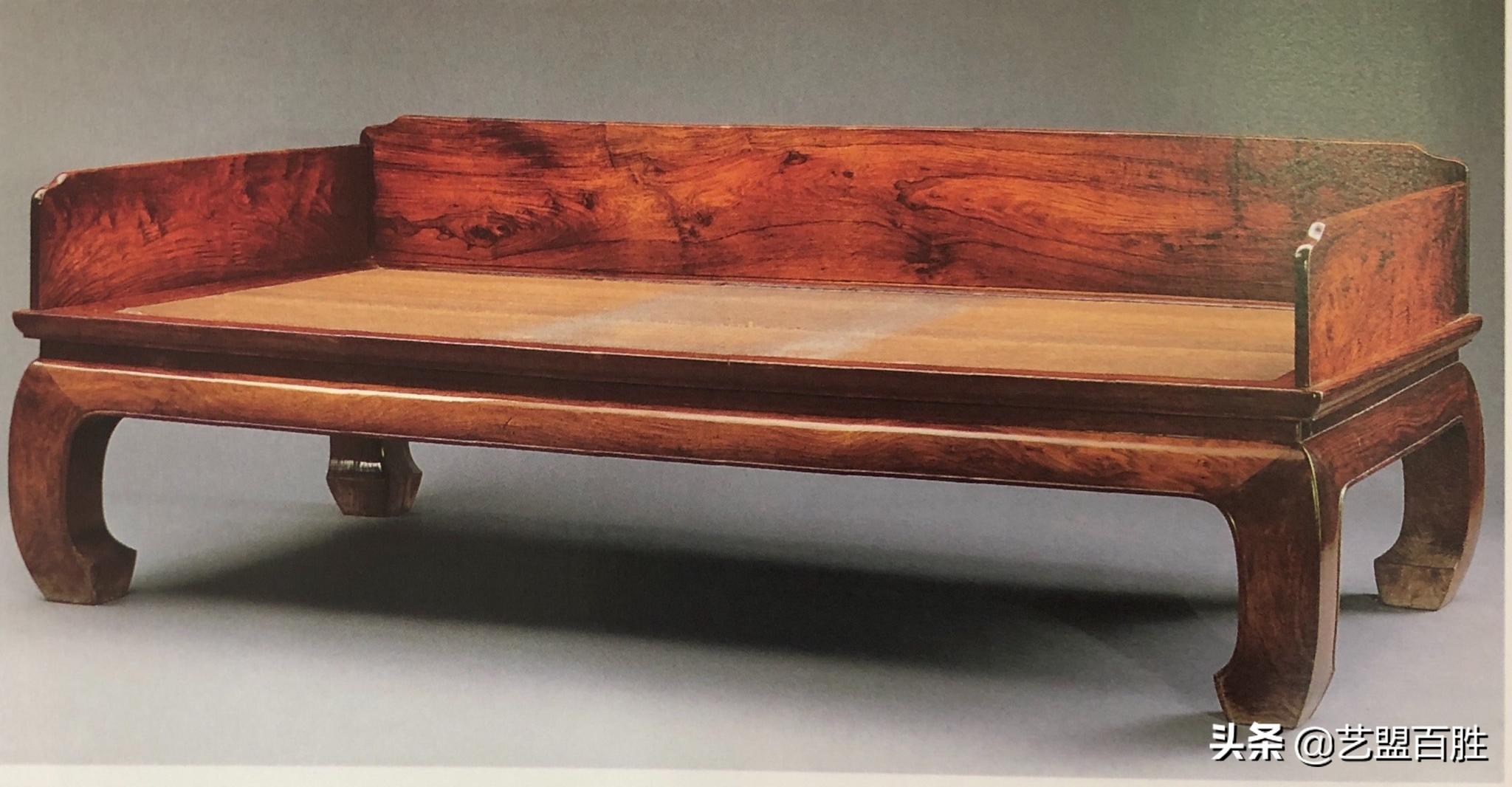 明清黄花梨罗汉床精品,明清黄花梨四扇屏风