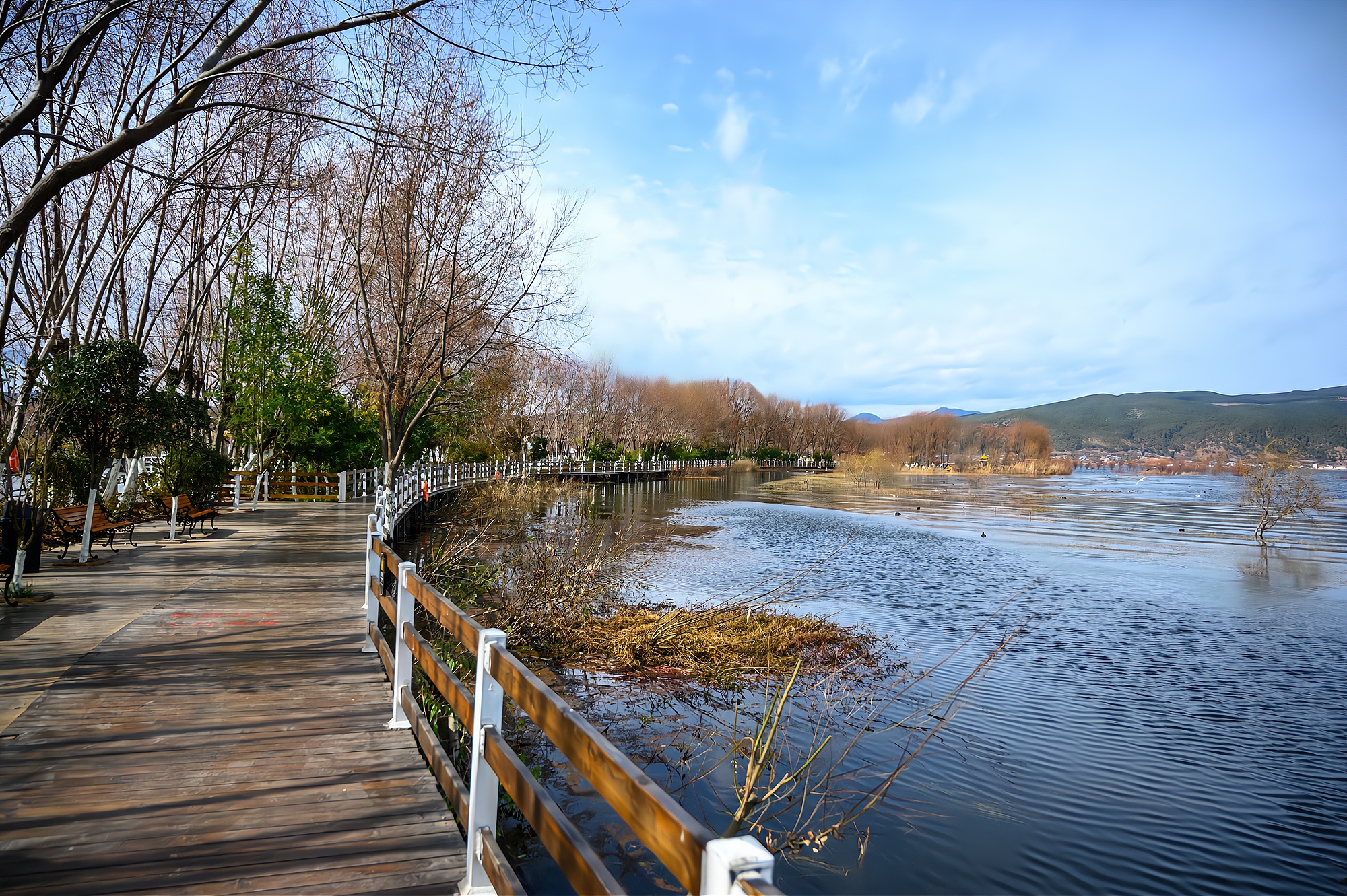 丽江拉市海自然美景,丽江拉市海湿地公园景区
