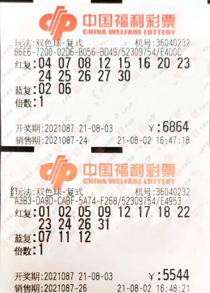 双色球21087期，合买团18018元实票晒票曝光，目标去福彩领奖大厅