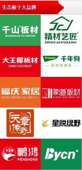 千山生态板十大名牌排名榜,千山板材十大名牌