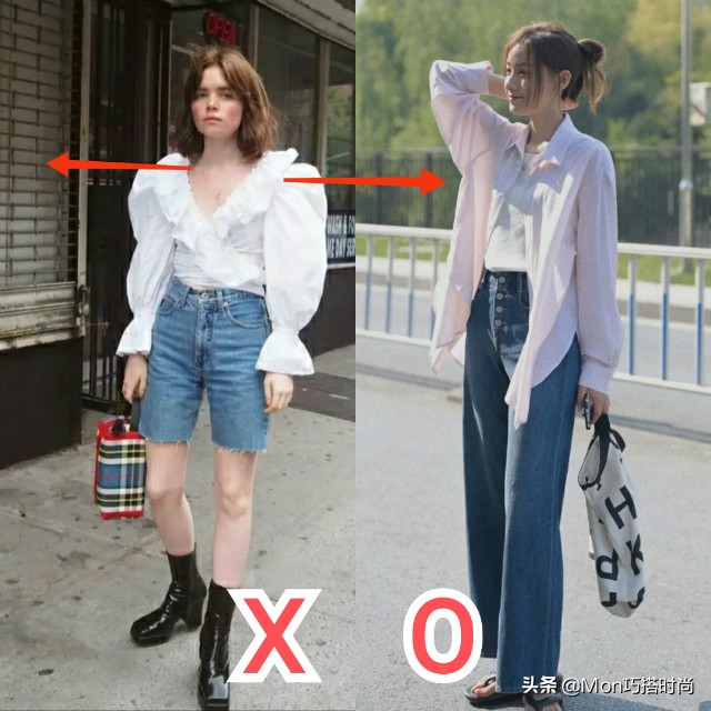 衬衫太大搭配鲨鱼裤怎么穿好看,宽松衬衣鲨鱼裤穿搭技巧