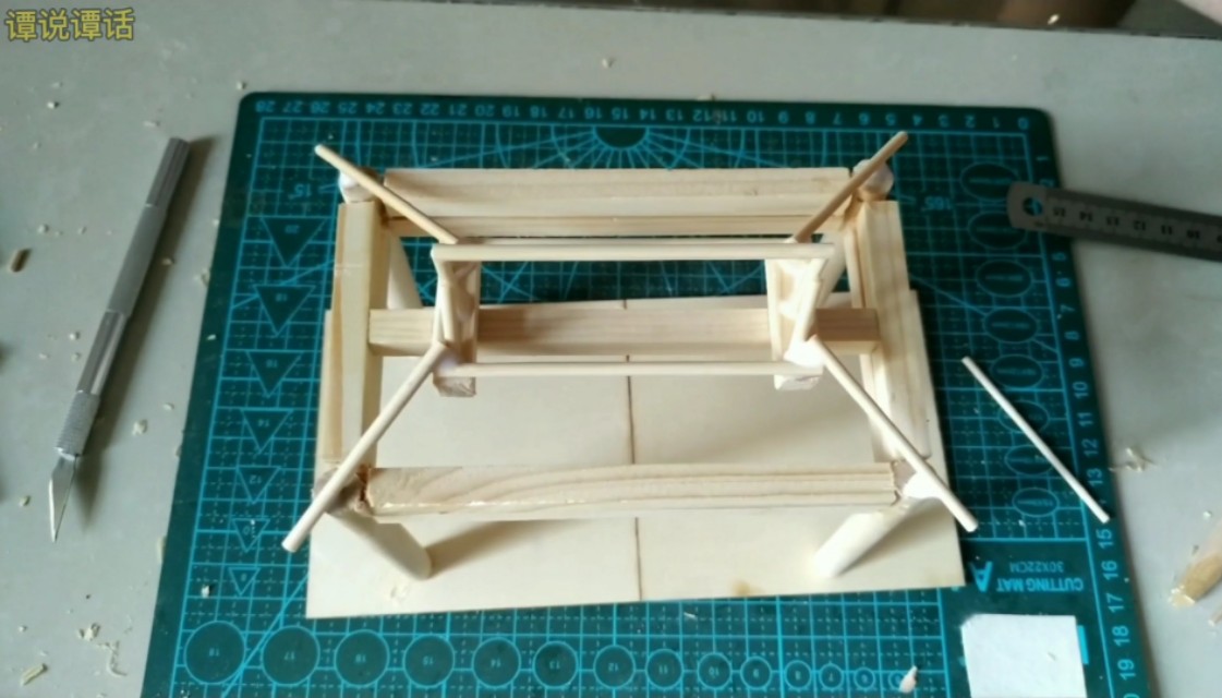 简单凉亭制作手工,木制凉亭小制作