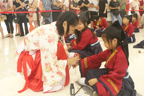 最美开笔礼、浪漫七夕交友等系列主题活动在新余仙女湖景区浓情上演