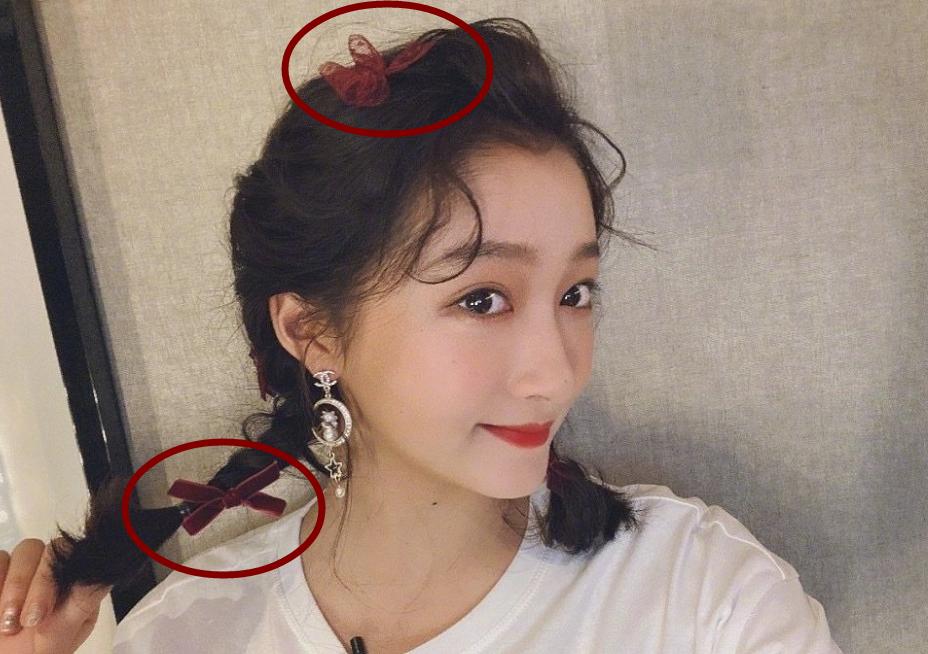 关晓彤同款发夹教程,关晓彤同款兔耳朵发夹图片