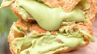 脏脏奶茶泡芙,脏脏黑糖珍珠泡芙