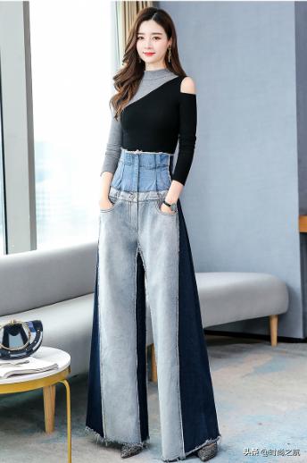 男士长裤牛仔显瘦显高,显瘦显高减龄长裤套装