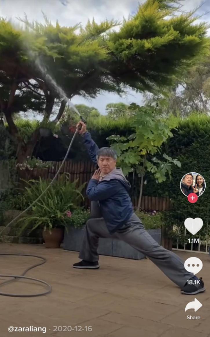 tiktok吴京,李连杰吴京大师兄