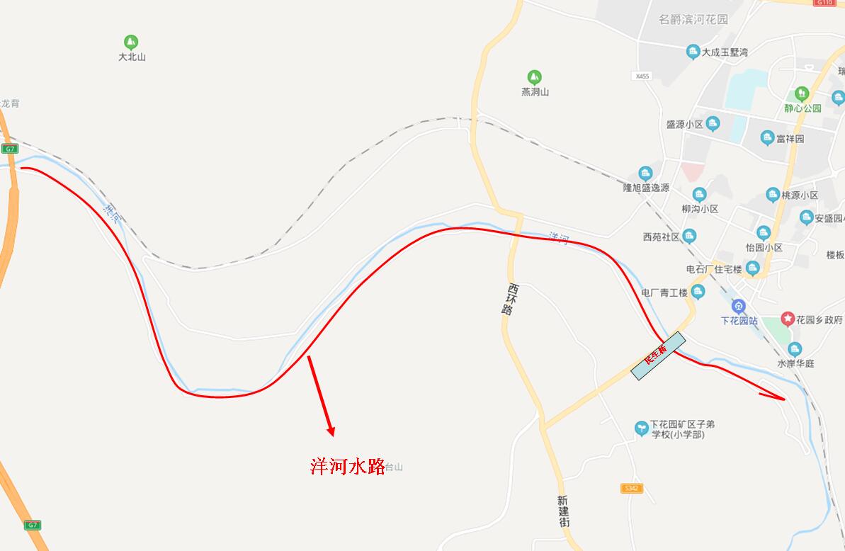 张家口市洋河河道,洋河风景