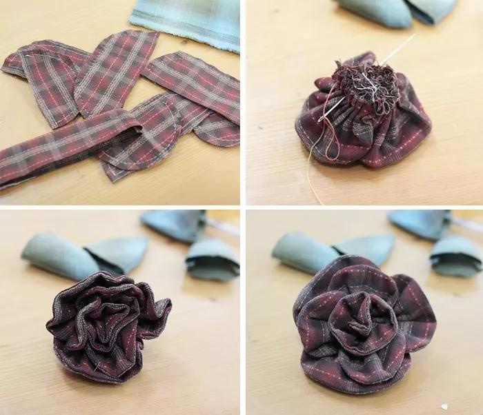 在家用几块小碎布,就能做个玫瑰零钱包,闺蜜看了都想要!附教程