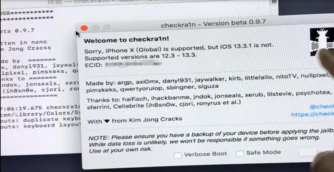 checkra1n越狱支持ios13.2.3么,checkra1n完美越狱ios14.7.1