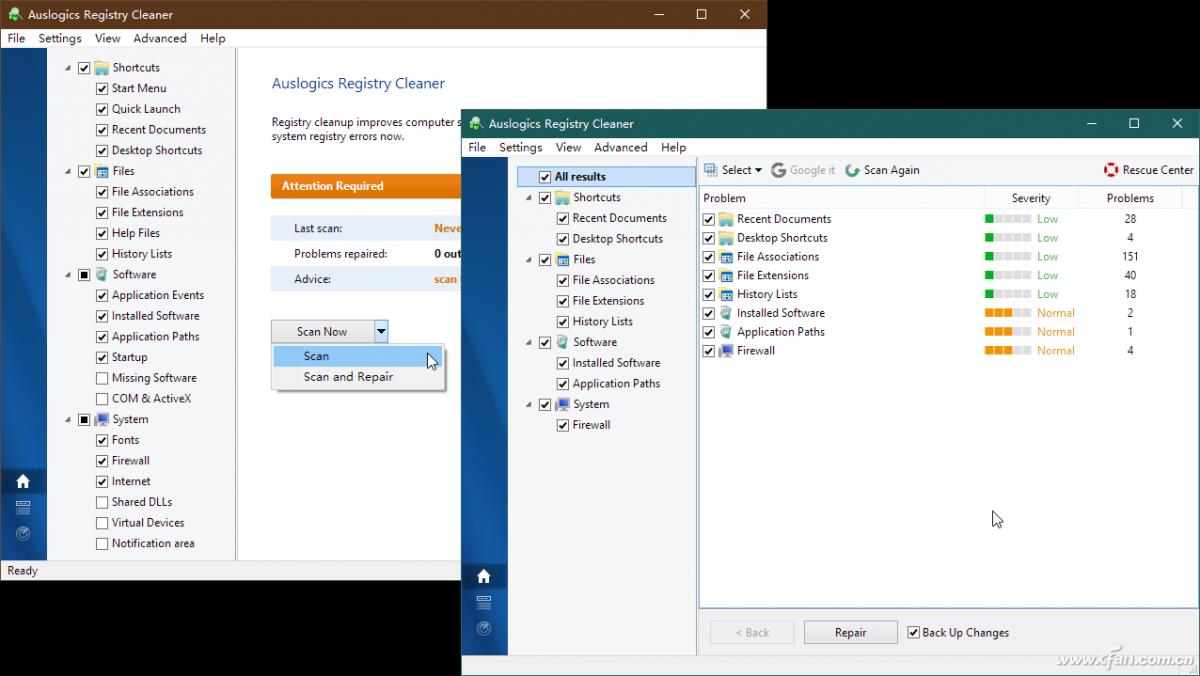 软网推荐：这儿错那儿卡清理一下注册表