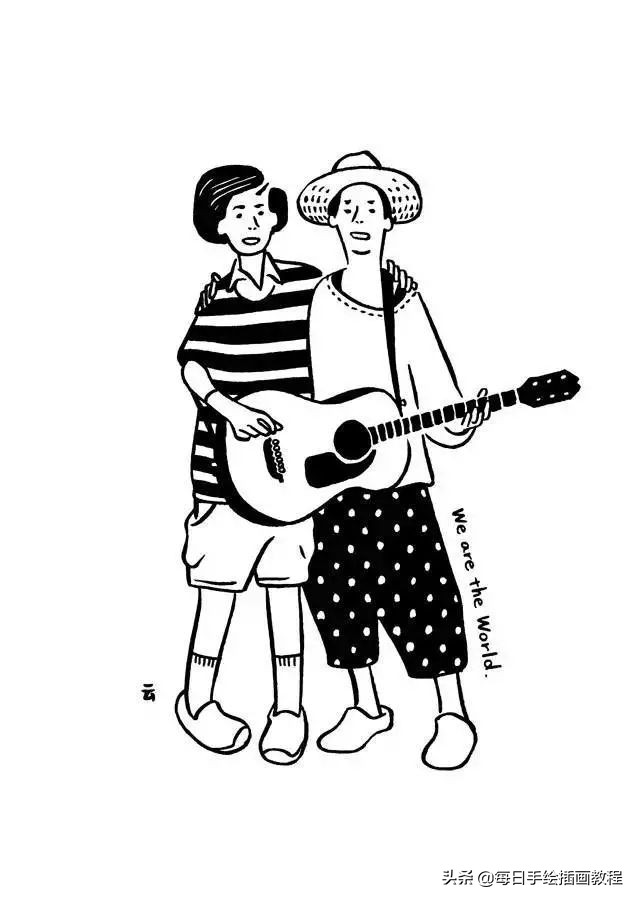 日本大师画插画,日本风格诡异插画