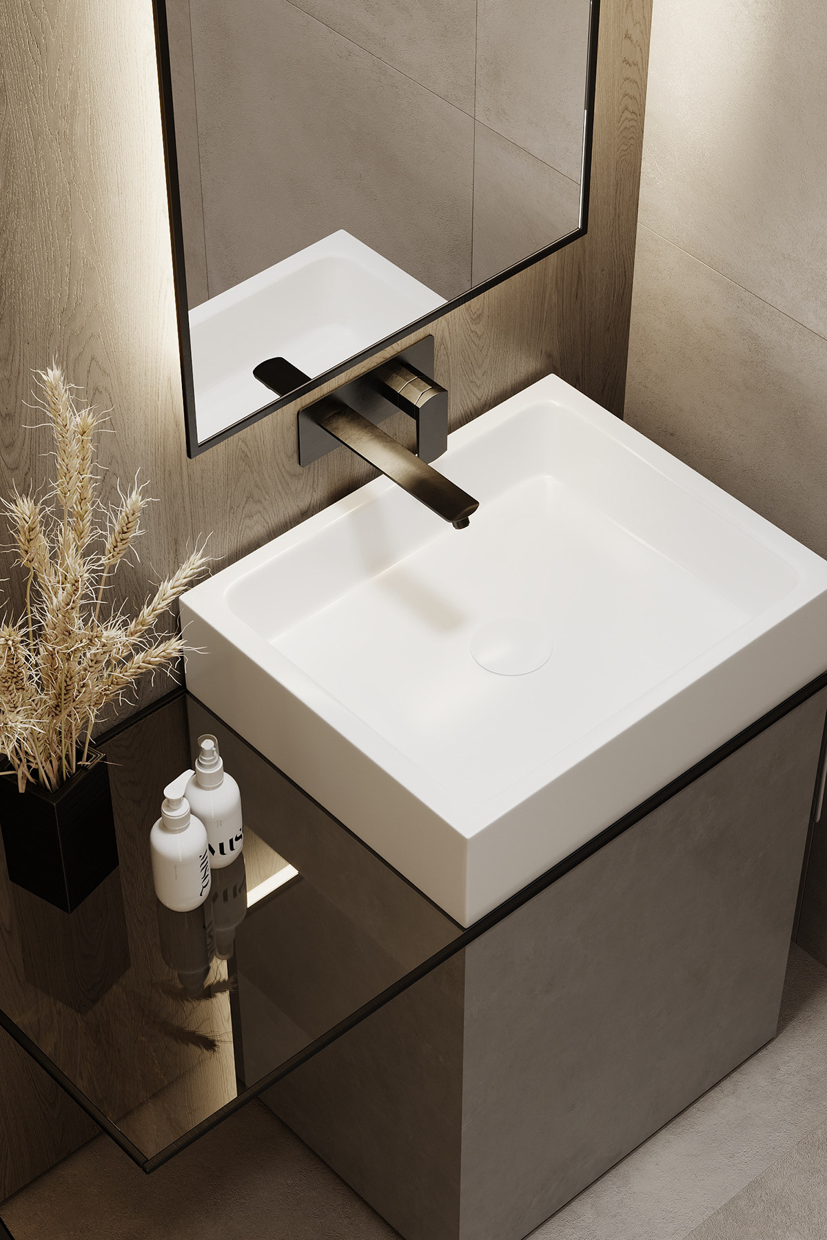 轻奢风格干净的空间,轻奢原木风装修高级感