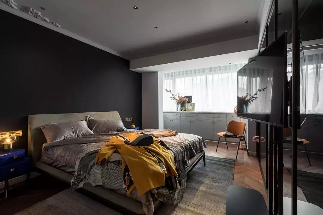 服装设计师的180㎡低调奢华家,超美衣帽间顶一个小户型