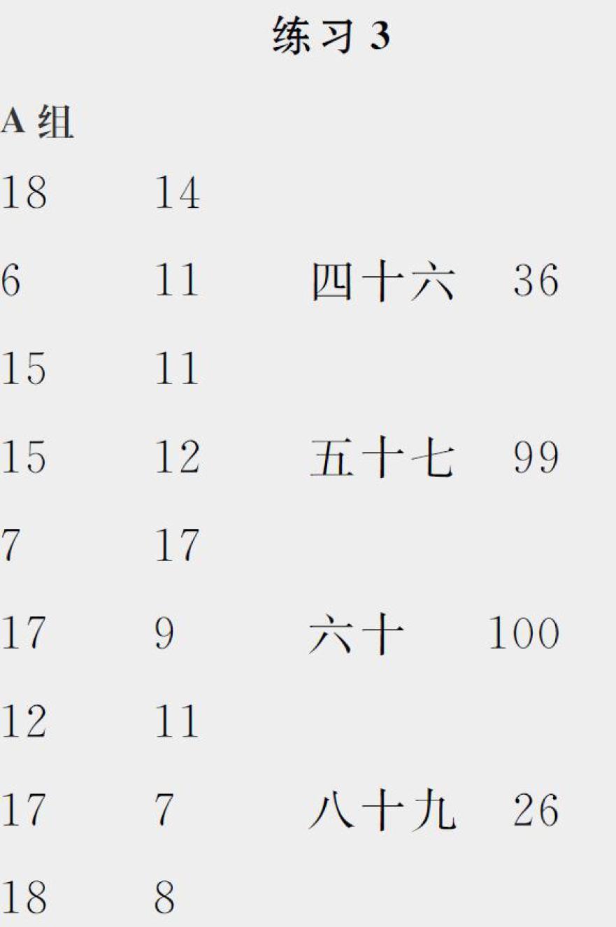 算术技巧100以内加减法口算,如何训练6岁孩子算术口算能力