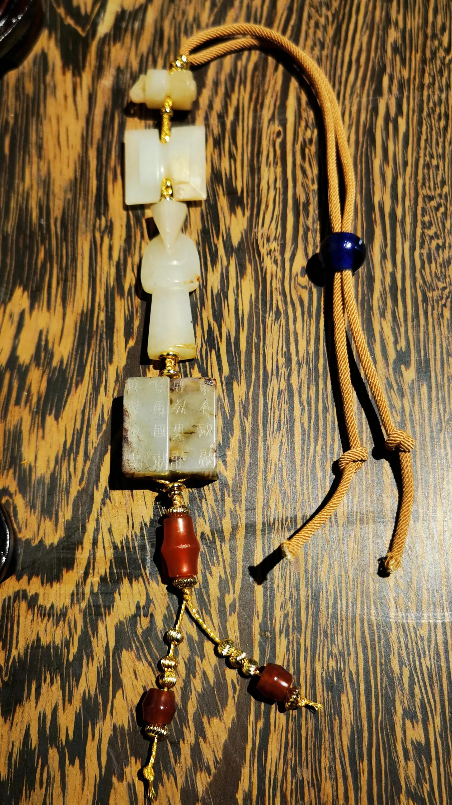 古玉一红二黄三白,古玉三羊开泰大件