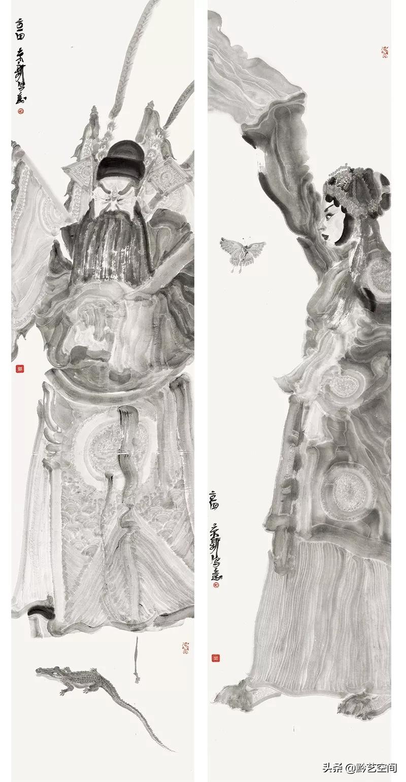 周京新国画人物教学,周京新国画风景简单