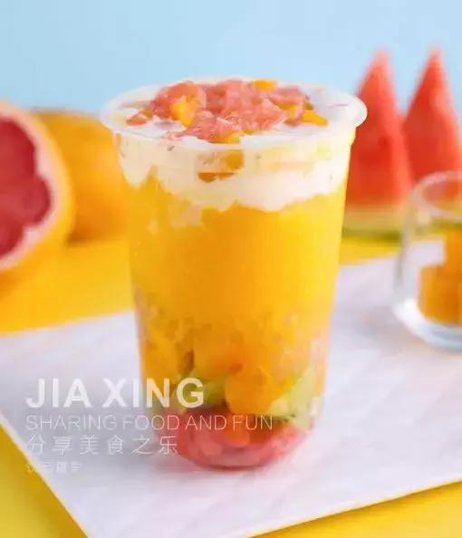 杨枝甘露雪糕做法,杨枝甘露饮品正宗做法