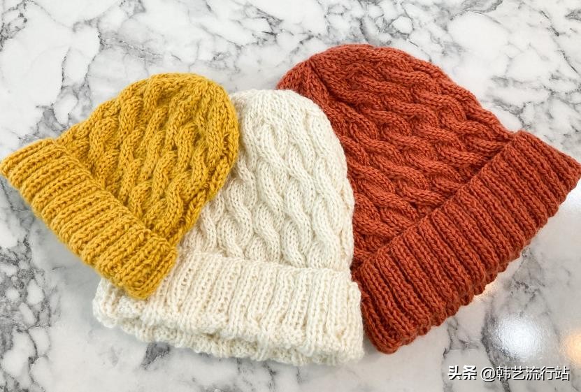 时尚韩版夏凉帽100款的编织教程,今年流行的几款编织帽