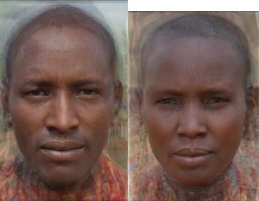 「世界人类图鉴」人类的摇篮:撒哈拉以南非洲居民的平均脸