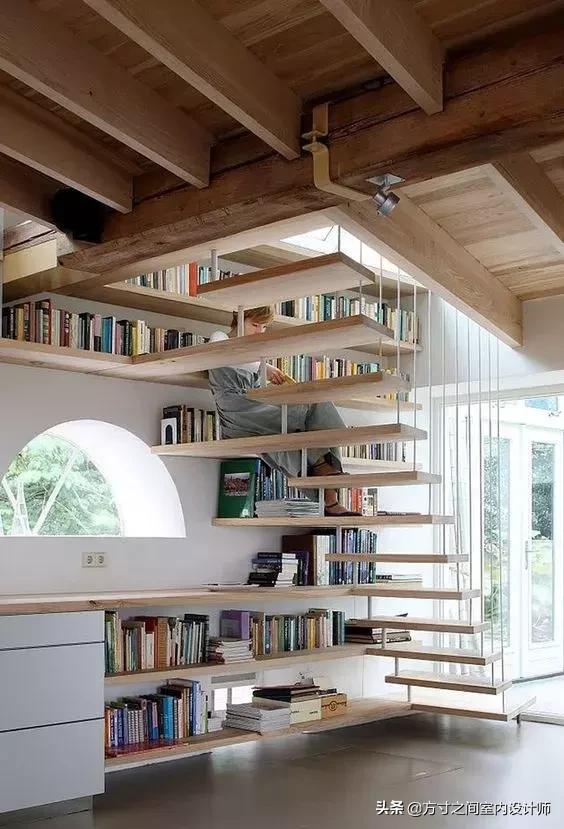 50平米古风大书房设计,100个绝美书房设计