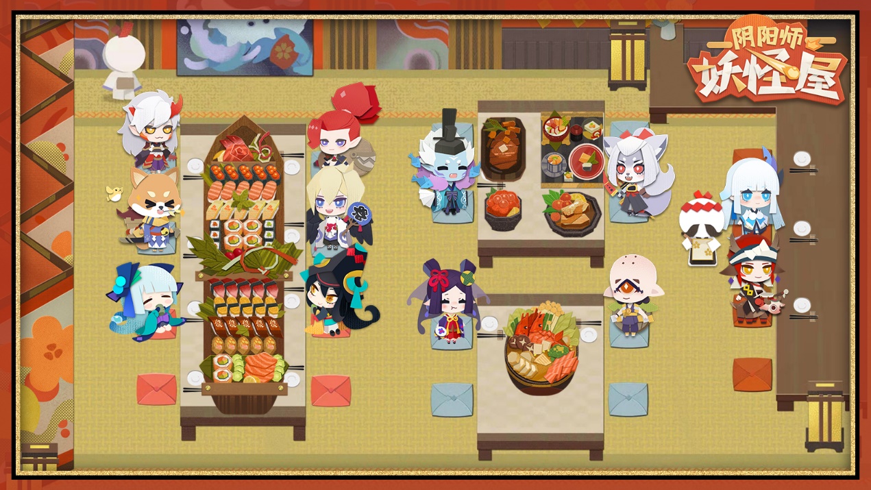 式神都到我碗里来！萌到流鼻血的阴阳师妖怪屋，海外上线表现优秀