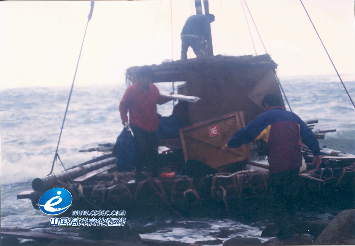 「舟山市民航海文化科普」1996年中韩竹筏跨海漂流探险日记