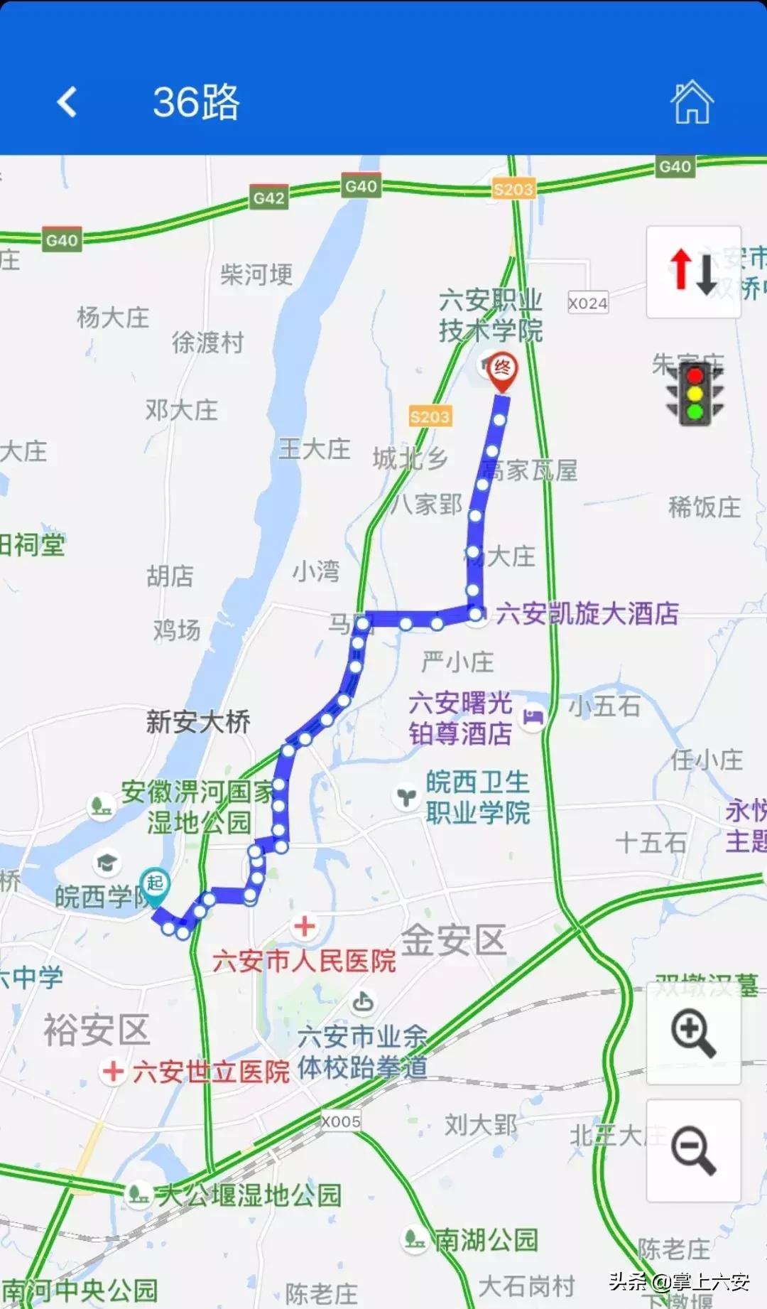 六安游1路公交线路的信息,六安公交线路一览表地图