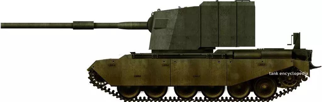 英国fv201a45重型坦克,fv215b183主战坦克如何获得