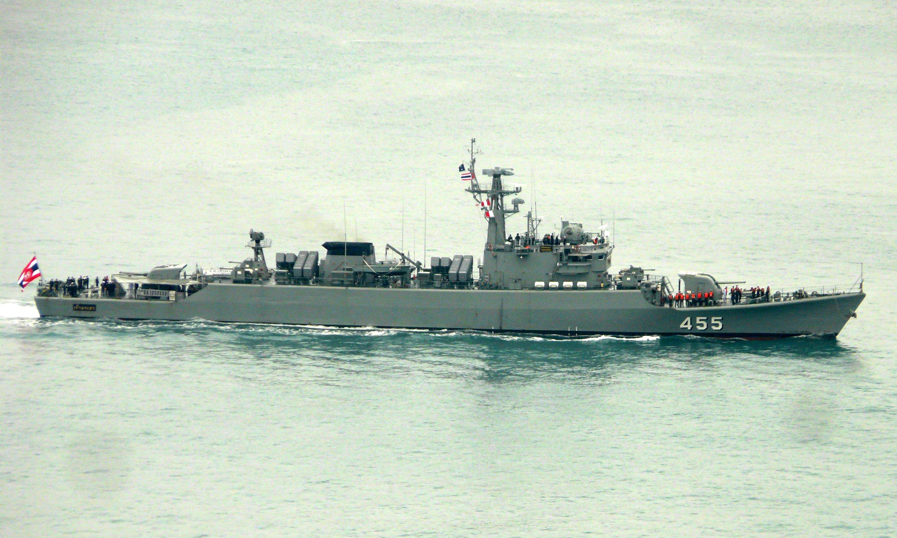 中国海军4艘俄式现代舰,2018年韩国海军国际阅舰式