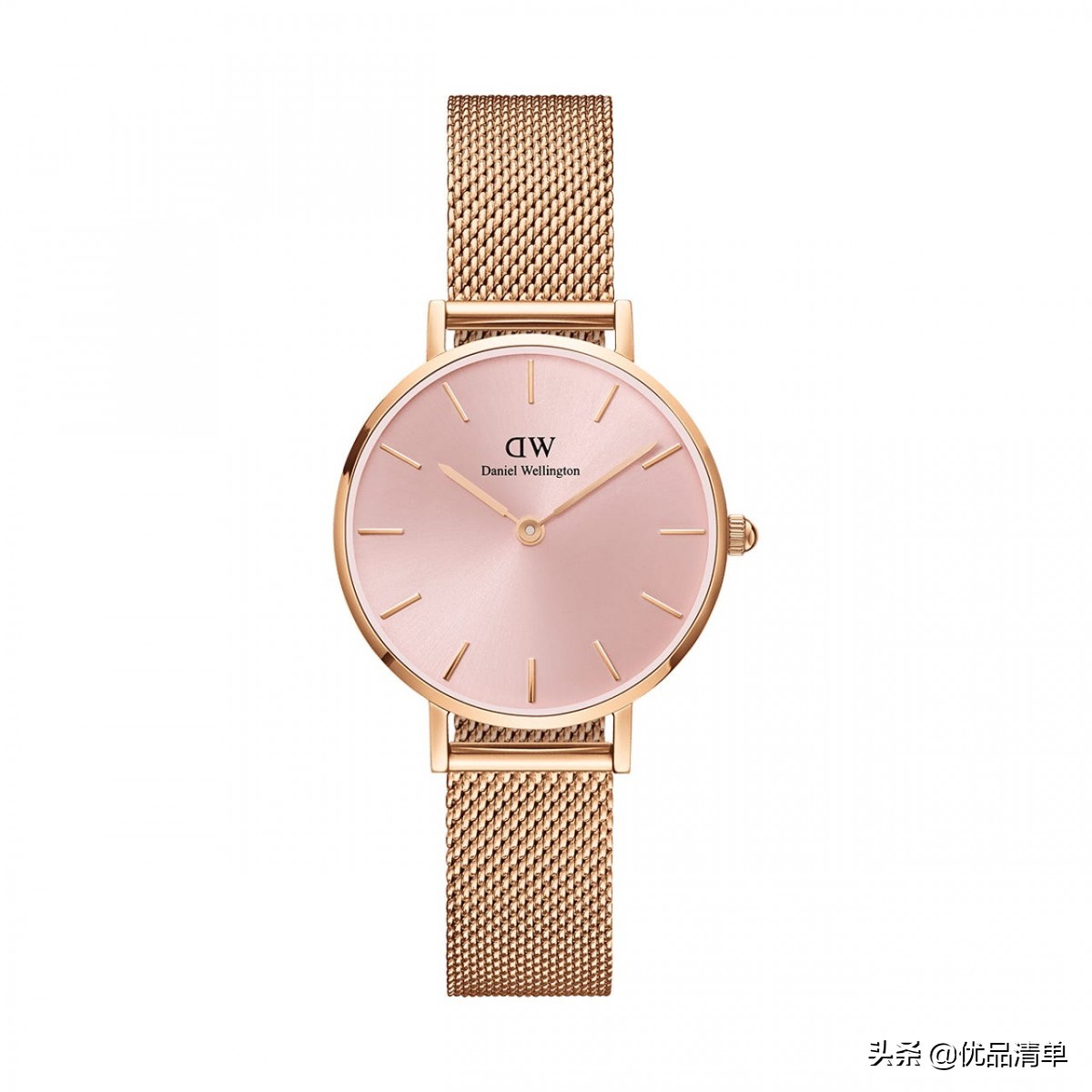DW再出“绝招”,推出七夕限定樱粉色手表,干练之余不失女性柔美