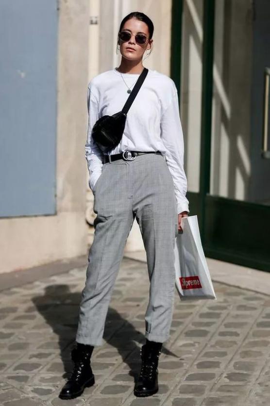 冬季显瘦裤子配靴子,现在还流行打底裤配靴子吗