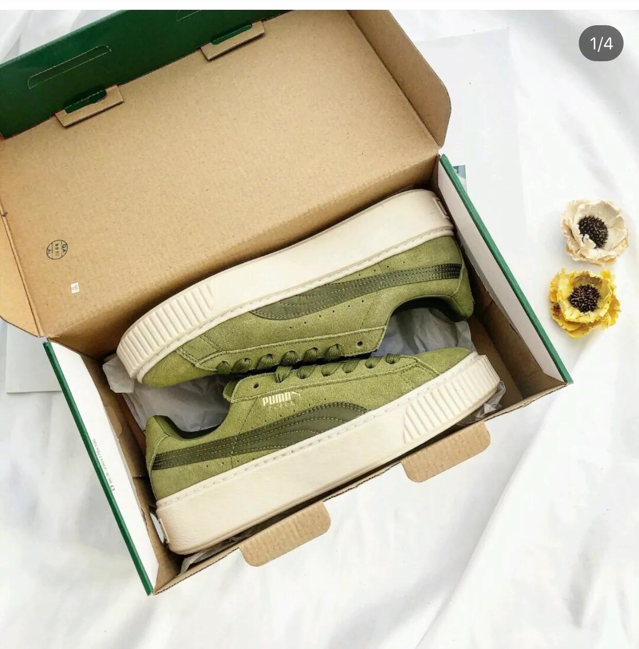 彪马女鞋黑金platformvelvet,puma彪马休闲鞋女鞋2022秋新款低帮