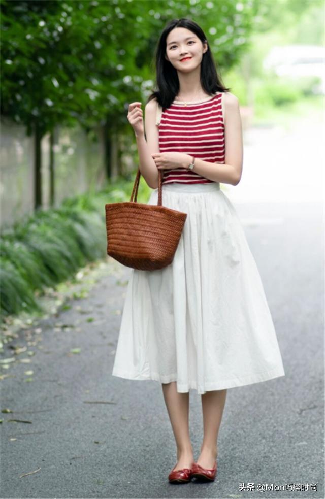 夏天高腰裙遮肚子高级感,高腰包臀修身裙显瘦搭配