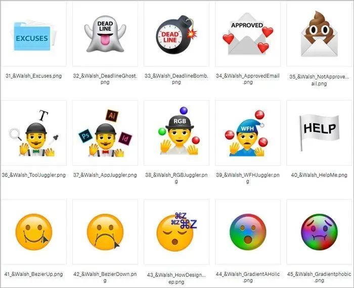 emoji表情3d动图,emoji表情设计