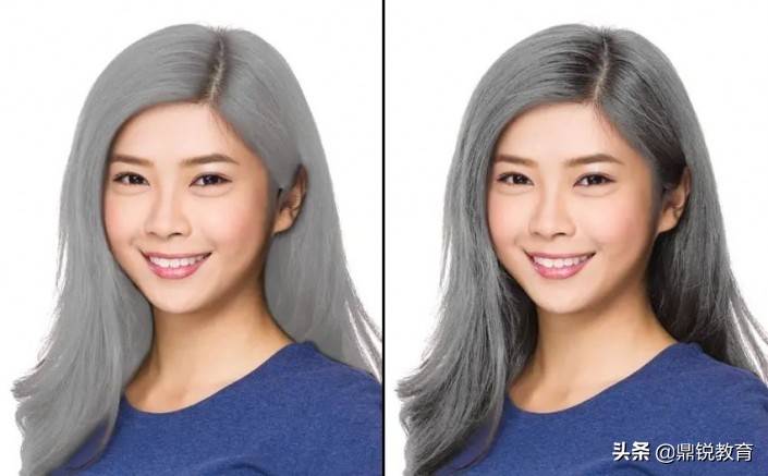 ps怎么给人物的头发上色,ps怎样给人物换头发